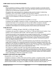 Form EQP6517B Monitoring Plan for Community Water Supplies Disinfectants and Disinfection Byproducts (Ddbp) - Michigan, Page 5