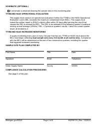 Form EQP6517A Monitoring Plan for Community Water Supplies Disinfectants and Disinfection Byproducts (Ddbp) - Michigan, Page 4