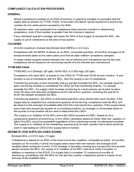 Form EQP6517A Monitoring Plan for Community Water Supplies Disinfectants and Disinfection Byproducts (Ddbp) - Michigan, Page 5