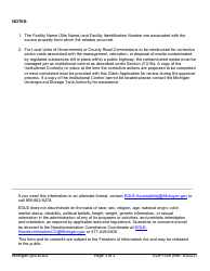 Form EQP1538 Public Highway Cleanup Claim Submittal Form - Michigan, Page 3