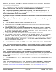 Form EQP5947 Water Withdrawal Permit Application - Michigan, Page 2