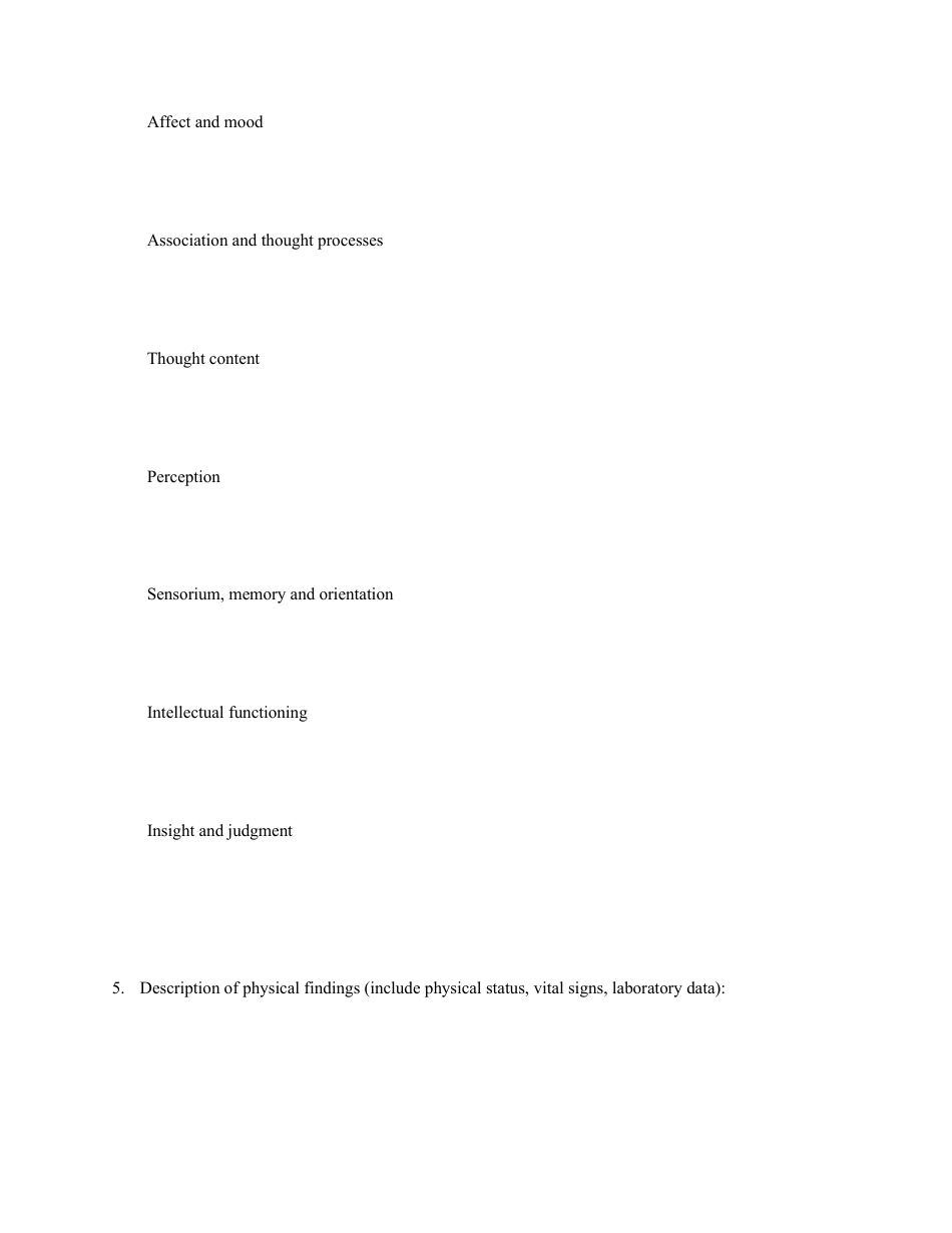 Clinical Certificate for Involuntary Commitment of Minors - New Jersey, Page 4