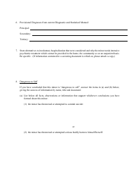 Clinical Certificate for Involuntary Commitment of Minors - New Jersey, Page 5