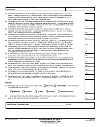 Form PRU-100 Dui Advisement of Rights, Waiver, and Plea Form - County of Ventura, California, Page 3
