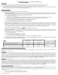Form VL-031 Application for Commercial License/Permit - Vermont, Page 2