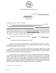Document preview: Right-Of-Way Blanket Damage Bond - New Mexico