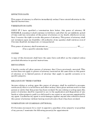 Maryland Personal Financial Power of Attorney Form - Maryland, Page 12