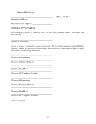 Maryland Personal Financial Power of Attorney Form - Maryland, Page 14