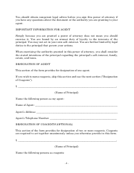 Maryland Personal Financial Power of Attorney Form - Maryland, Page 2