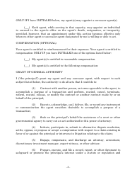 Maryland Personal Financial Power of Attorney Form - Maryland, Page 4