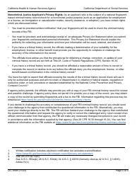 Form LIC9188 Criminal Record Exemption Transfer Request - California, Page 5