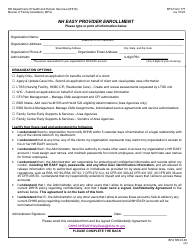 BFA Form 777 Nh Easy Provider Enrollment - New Hampshire