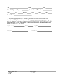 Form MP280 Notice to Dol Per Rcw 10.77.084 and Rcw 10.77.088 - Washington, Page 2