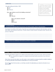Voluntary Environmental Health (Eh) Self-assessment Form for Child Care Providers - Florida Choose Safe Places for Early Care and Education - Florida, Page 5