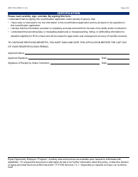 Form RRP-1017A Refugee Cash Assistance Program Participants Application for Recertification - Arizona, Page 2