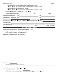 Form DDD-0191A Incident Report - Arizona, Page 4