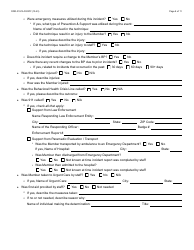 Form DDD-0191A Incident Report - Arizona, Page 8