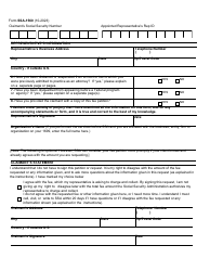Form SSA-1560 Petition for Authorization to Charge and Collect a Fee for Services Before the Social Security Administration, Page 5