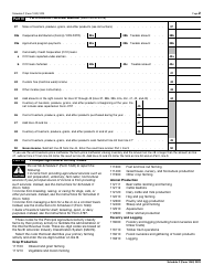 IRS Form 1040 Schedule F Profit or Loss From Farming, Page 2