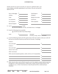 Form FEE102 Affidavit to Request Fee Waiver (In Forma Pauperis) - Minnesota, Page 5