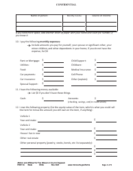 Form FEE114 Motion and Affidavit for Fee Waiver in the Court of Appeals - Minnesota, Page 4