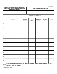 Document preview: IS Form 5 Attachment 5 Candidate Scoring Form
