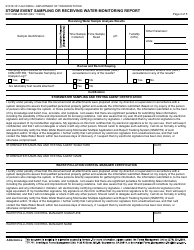 Form DOT CEM-2052SW Storm Event Sampling or Receiving Water Monitoring Report - California, Page 3