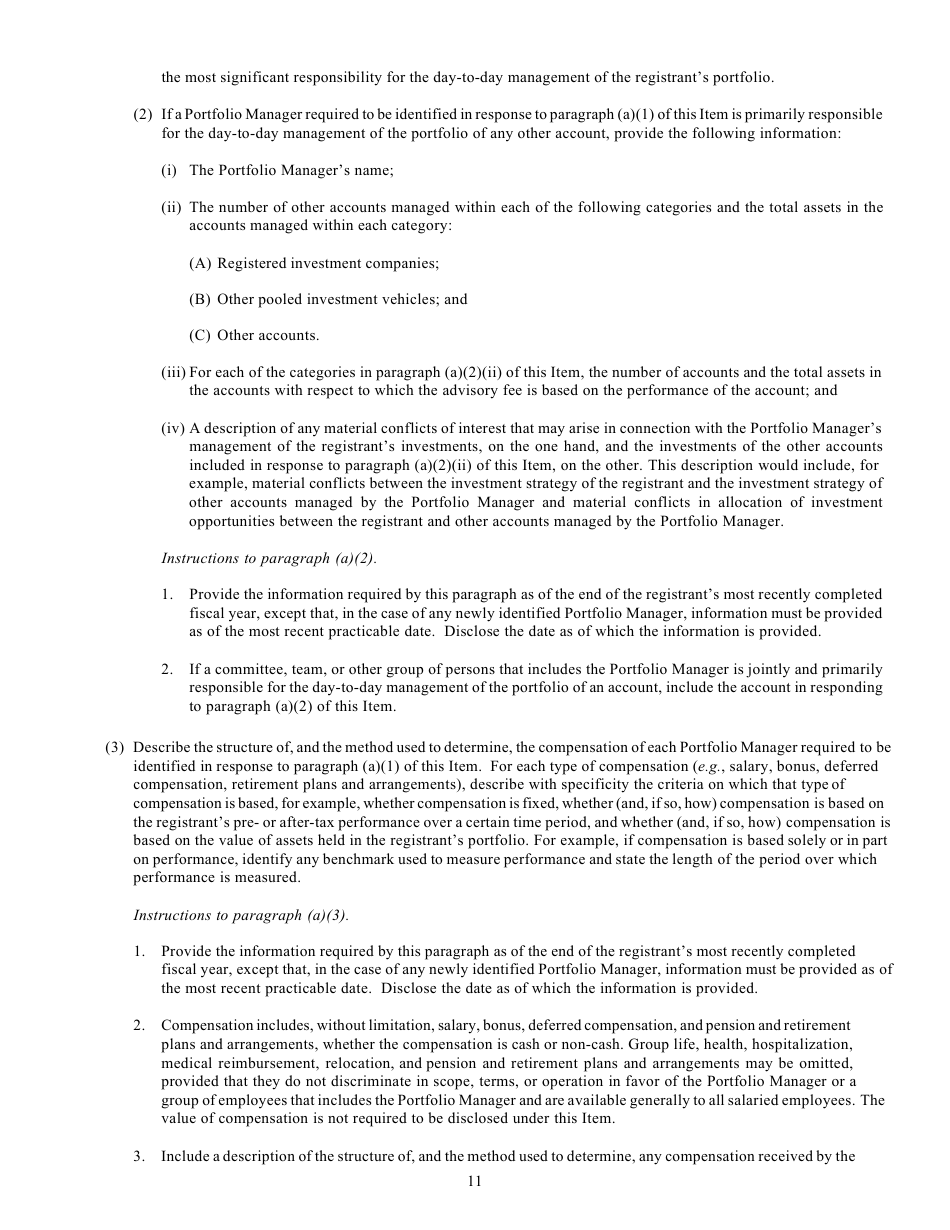 Form N-CSR (SEC Form 2569) Certified Shareholder Report of Registered Management Investment Companies, Page 12