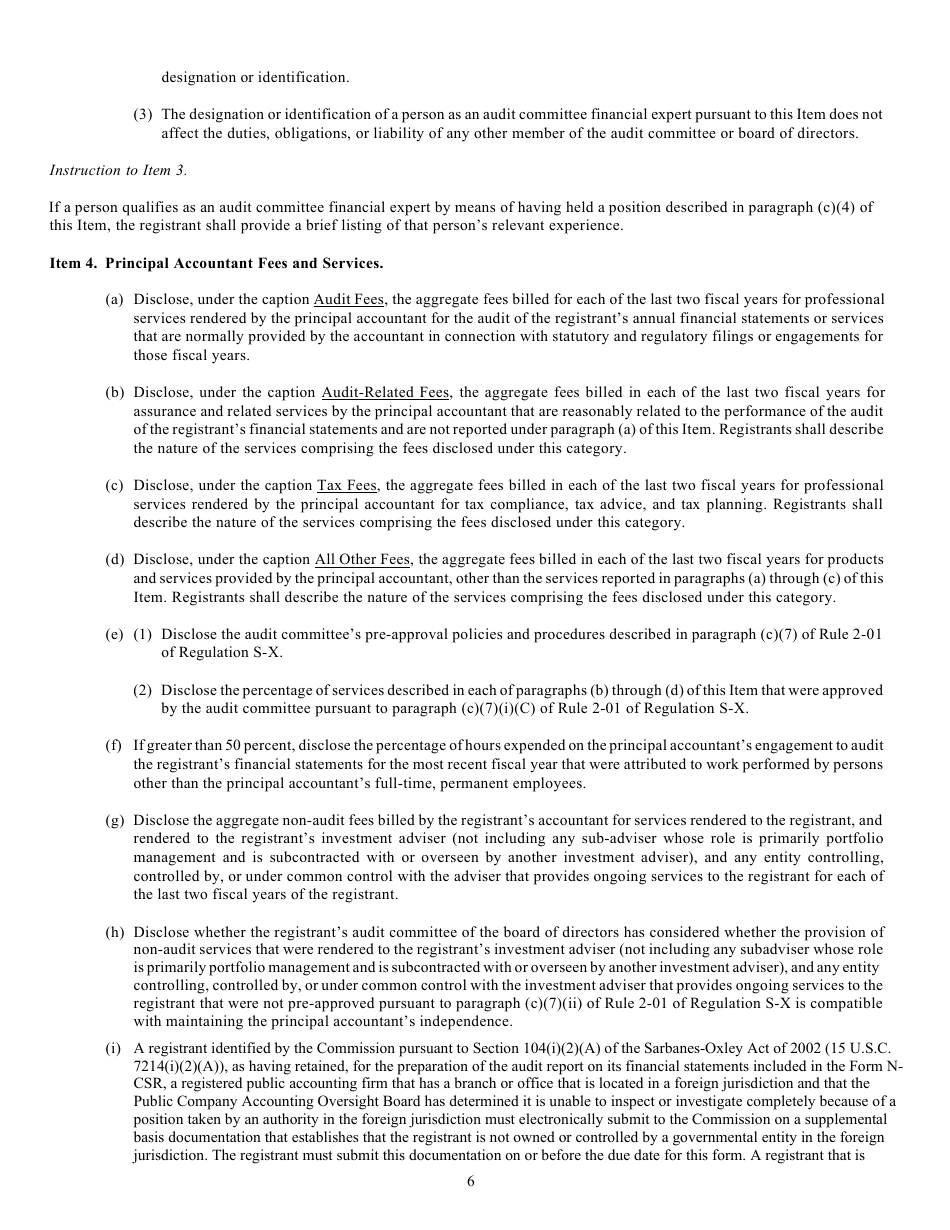 Form N-CSR (SEC Form 2569) Certified Shareholder Report of Registered Management Investment Companies, Page 7