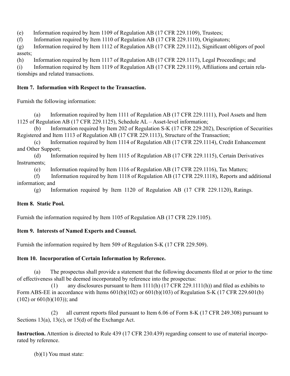 Form SF-1 (SEC Form 2908) Registration Statement Under the Securities Act of 1933, Page 4