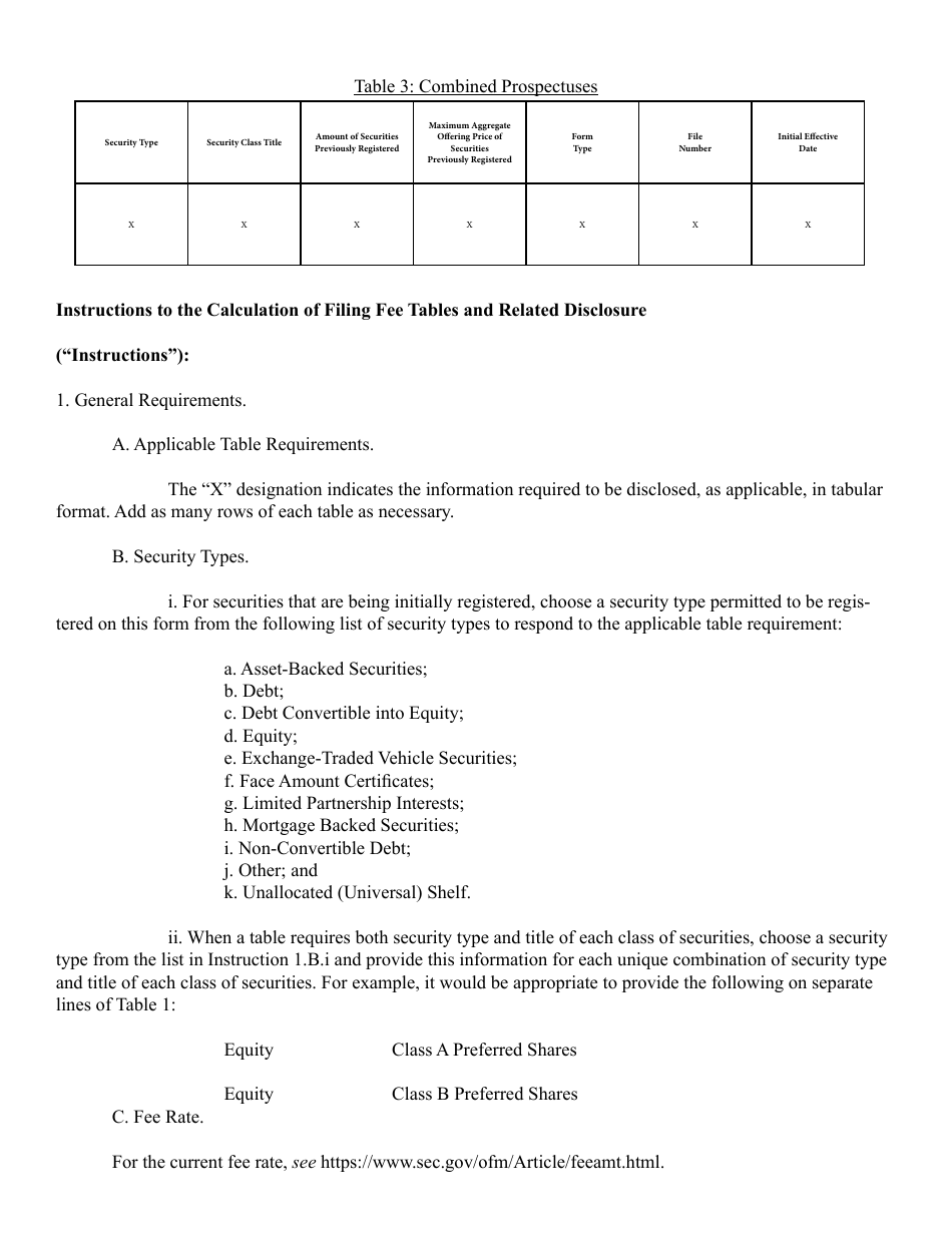 Form SF-3 (SEC Form 2909) Registration Statement Under the Securities Act of 1933, Page 11