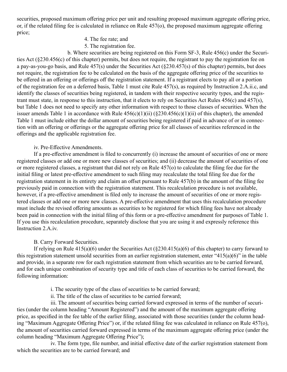 Form SF-3 (SEC Form 2909) Registration Statement Under the Securities Act of 1933, Page 13
