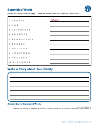Form N-400 Family - Children - Vocabulary to Study, Page 5