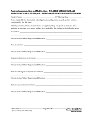 Form 5 Individualized Education Program (Iep) - Vermont, Page 17