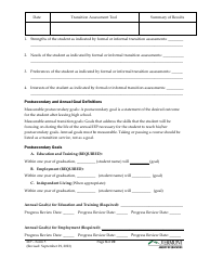 Form 5 Individualized Education Program (Iep) - Vermont, Page 8