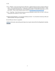 Instructions for Form E-500H White Goods Disposal Tax Return - North Carolina, Page 2