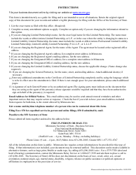 Minnesota Limited Partnership Amendment to Certificate of Limited Partnership - Minnesota, Page 3