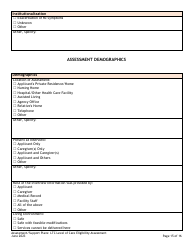 Assessment/Support Plans: Ltc Level of Care Eligibility Assessment (Legacy Ultc 100.2) - Colorado, Page 15