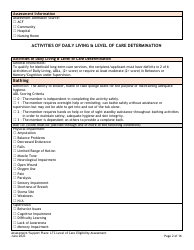 Assessment/Support Plans: Ltc Level of Care Eligibility Assessment (Legacy Ultc 100.2) - Colorado, Page 2