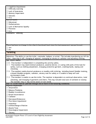 Assessment/Support Plans: Ltc Level of Care Eligibility Assessment (Legacy Ultc 100.2) - Colorado, Page 4