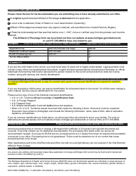 Form DCH-0848-CHGBX Application to Add a Father on a Michigan Birth Record - Michigan, Page 2