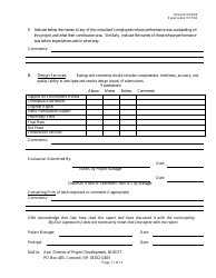 Attachment C Consultant/Contractor Performance Evaluation - New Hampshire, Page 11