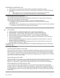 Form B Virginia Pollution Abatement Permit Application - Animal Feeding Operations (Afos) - Virginia, Page 7