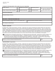 Form SFN548 Lifespan Respite Care Grant Respite Care Application - North Dakota, Page 3
