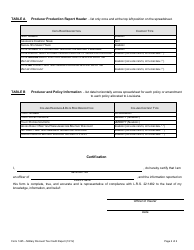 Form 1425 Military Discount Tax Credit Report - Louisiana, Page 2