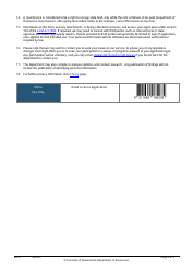Form LA19 Part B Road Licence Application - Queensland, Australia, Page 2