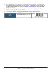 Form LA01 Part B Conversion of a Lease Application - Queensland, Australia, Page 2