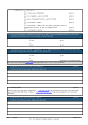 Form LA01 Part B Conversion of a Lease Application - Queensland, Australia, Page 3