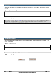 Form LA15 Part B Reduction of Rent or Instalment Application (Residential Leases Only) - Queensland, Australia, Page 7