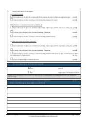 Form LA09 Part B Amendment to the Description of a Lease Application - Queensland, Australia, Page 3
